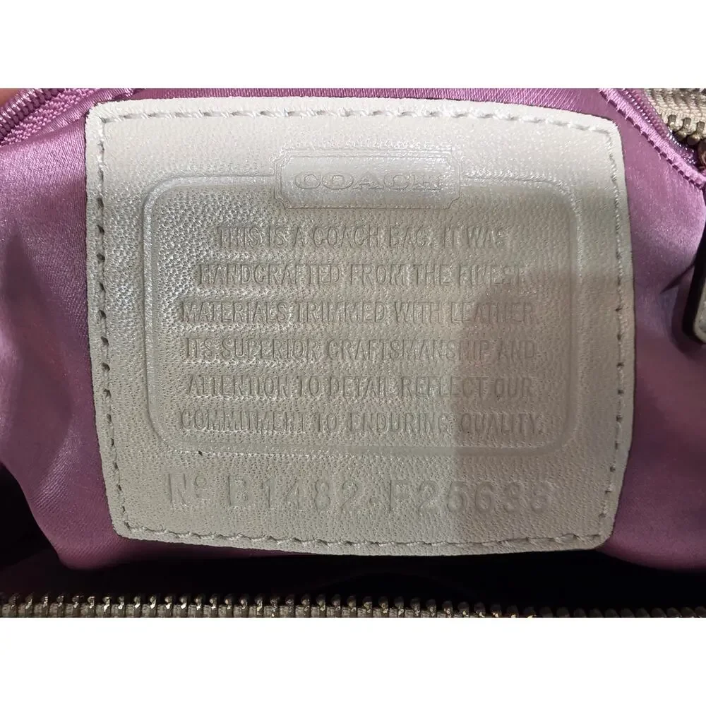 Coach Madison Madeline East/West Satchel in Op Art Logo pattern (P13)